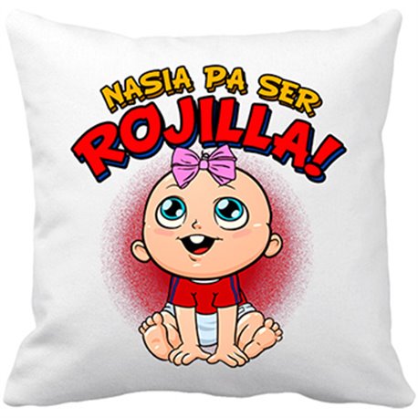 Cojín con relleno nacida para ser Rojilla Osasuna fútbol