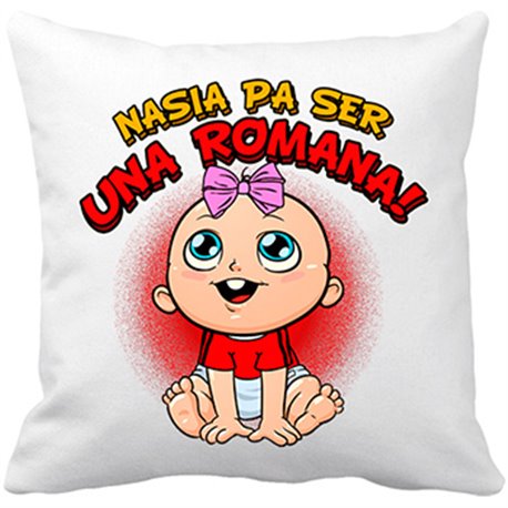Cojín con relleno nacida para ser una Romana Tarragona fútbol