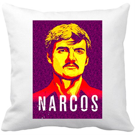 Cojín con relleno Narcos Javier Peña