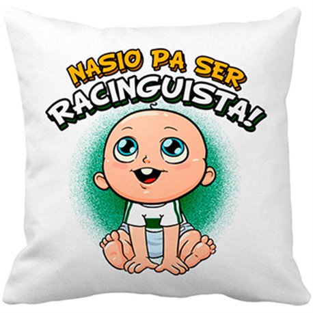 Cojín con relleno nasio racinguista