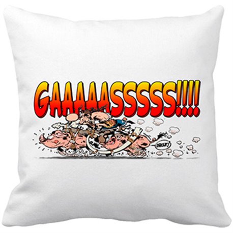 Cojín con relleno para moteros Gaaaaaaaas