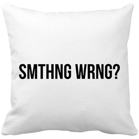 Cojín con relleno smthng wrng