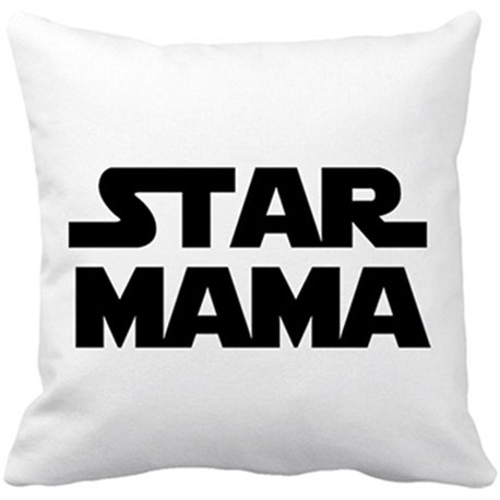 Cojín con relleno Star Mama madre friki Star Wars