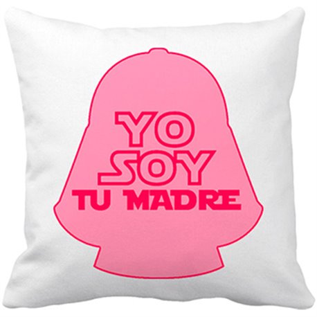 Cojín con relleno Star Wars Yo soy tu madre Darth Vader