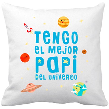 Cojín con relleno Tengo el mejor papi del universo