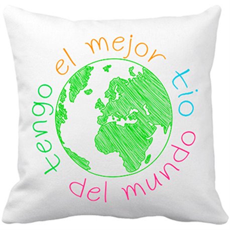 Cojín con relleno Tengo el mejor tío del mundo