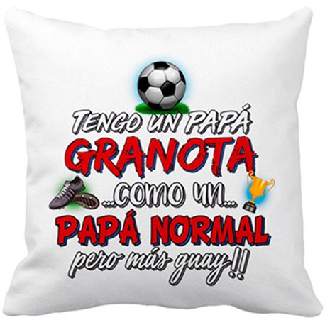 Cojín con relleno tengo un papá Granota como un papá normal pero más guay