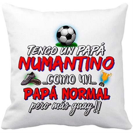 Cojín con relleno tengo un papá Numantino como un papá normal pero más guay