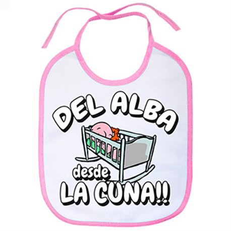 Babero del Alba desde la cuna Albacete fútbol