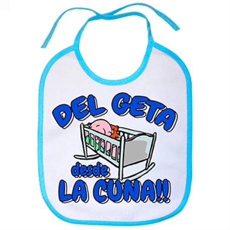 Babero del Geta desde la cuna Getafe fútbol