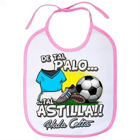 Babero De tal palo tal astilla Celta fútbol