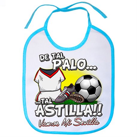Babero De tal palo tal astilla Sevilla fútbol