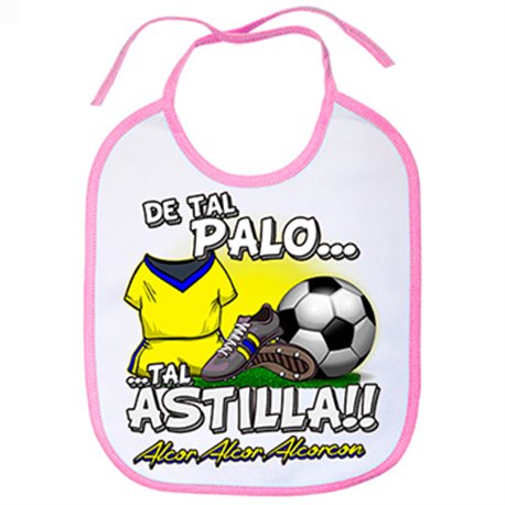 Babero de tal palo tal astilla Alcorcón fútbol