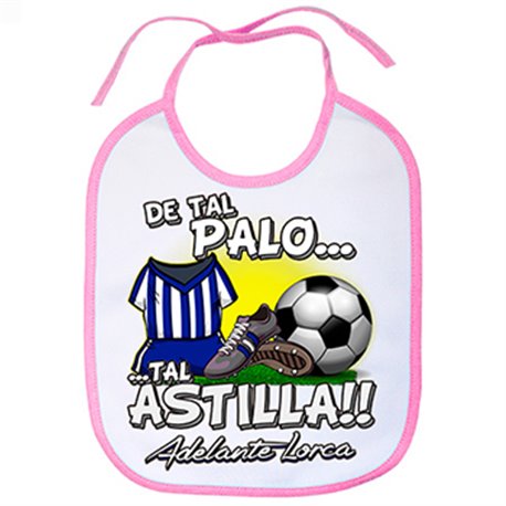 Babero de tal palo tal astilla Lorca fútbol