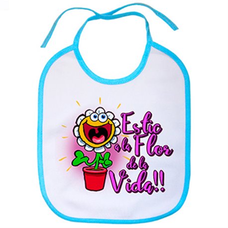 Babero Estic a la flor de la vida rosa