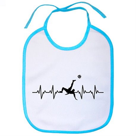 Babero el fútbol me da vida es mi pasión