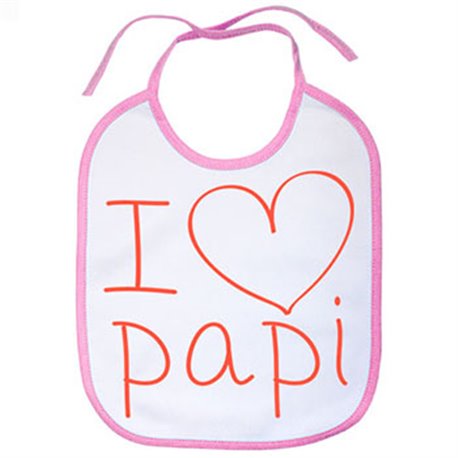 Babero I Love papi