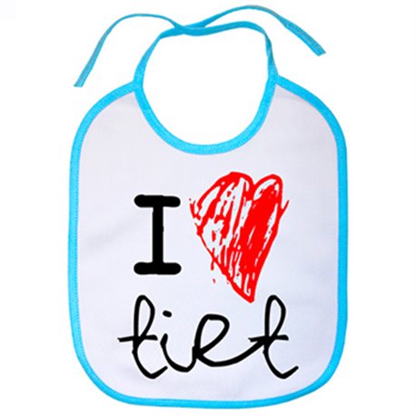 Babero I Love tiet