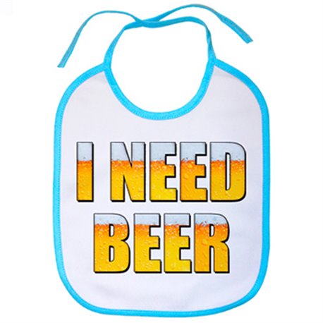 Babero I Need Beer