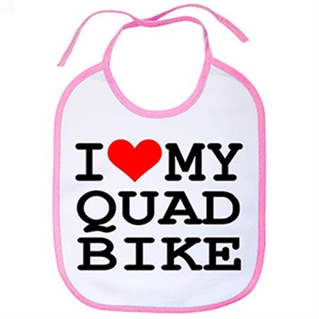 Babero I Love My Quad Bike