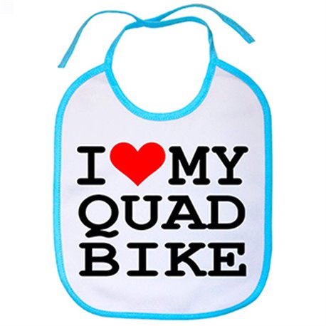 Babero I Love My Quad Bike