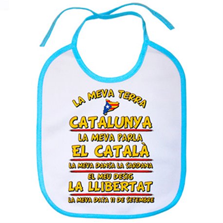 Babero La meva terra Catalunya