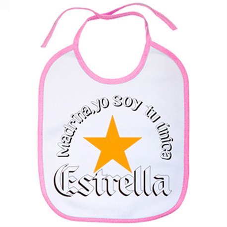 Babero madrina yo soy tu única Estrella
