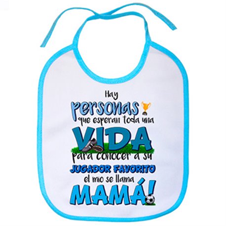 Babero Mamá es mi jugador favorito