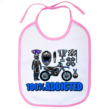 Babero Motocross Addicted