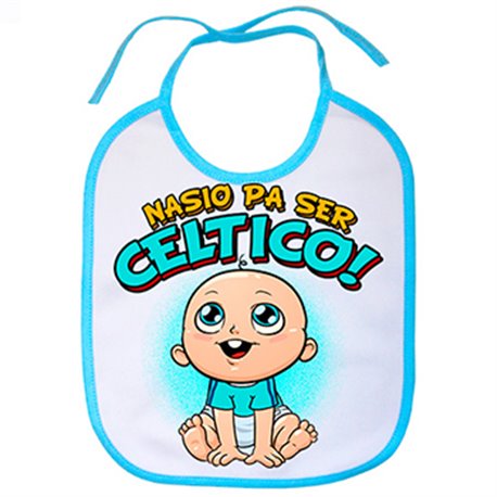 Babero nacido para ser Céltico Celta fútbol