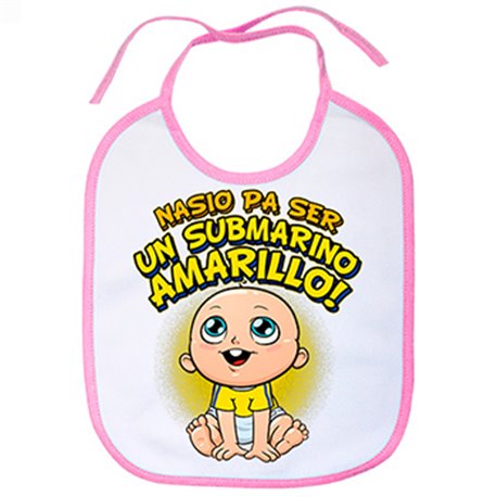 Babero nacido para ser un submarino amarillo Villareal fútbol