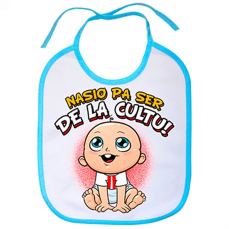 Babero nacido para ser de la Cultu Cultural Leonesa fútbol