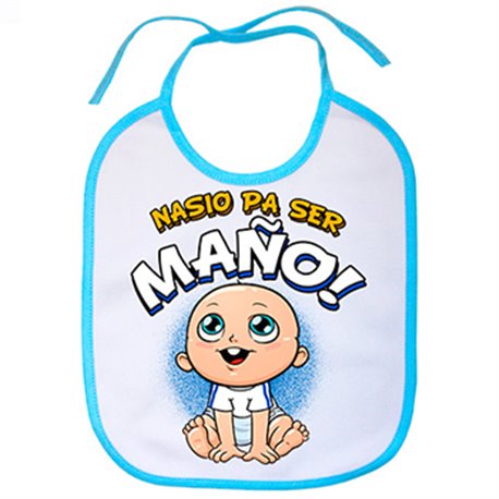 Babero nacido para ser Maño Zaragoza fútbol