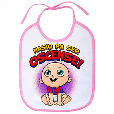 Babero nacido para ser Oscense Huesca fútbol