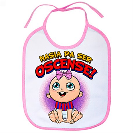 Babero nacida para ser Oscense Huesca fútbol