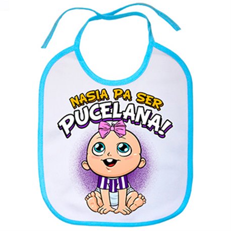 Babero nacida para ser Pucelana Valladolid fútbol