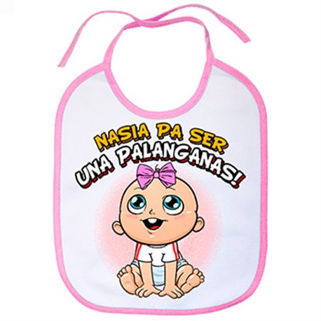 Babero nacida para ser una Palanganas Sevilla fútbol