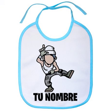 Babero Fortnite pose Take The L baile Loser personalizable con nombre