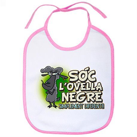 Babero Sóc l ovella negre simplement diferent