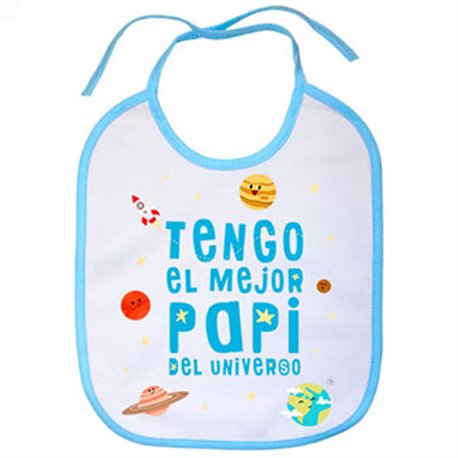 Babero Tengo la mejor papi del universo