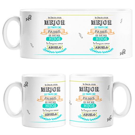 Taza frase regalo para el abuelo