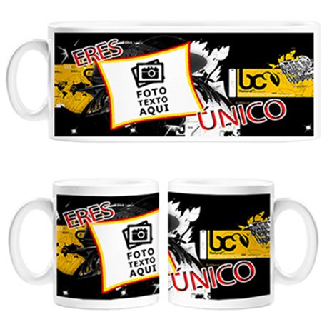 Taza personalizada con foto eres único