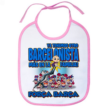 Babero ya tenemos otro Barcelonista más en la familia Barcelona fútbol