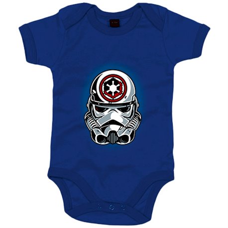 Body bebé ilustración casco de soldado imperial de las galaxias