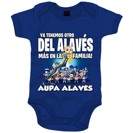 Body bebé ya tenemos otro del Alavés más en la familia para aficionado al fútbol de Vitoria