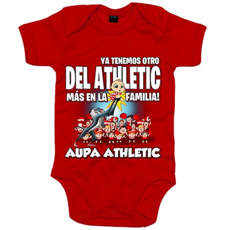 Body bebé ya tenemos otro del Athletic más en la familia para aficionado al fútbol 