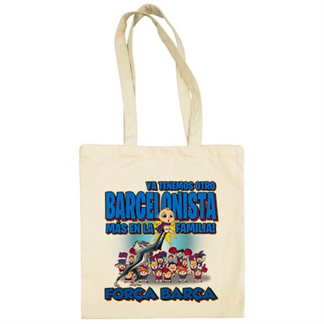 Bolsa de tela ya tenemos otro Barcelonista más en la familia Barcelona fútbol