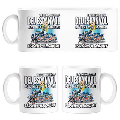 Taza ya tenemos otro del Espanyol más en la familia fútbol