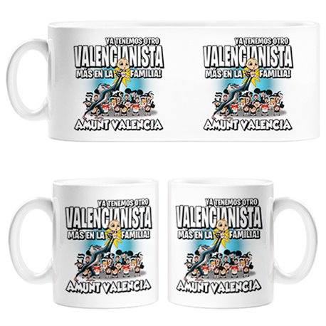 Taza ya tenemos otro Valencianista más en la familia Valencia fútbol