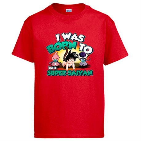 Camiseta parodia nacido super guerrero
